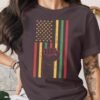 4th July US flag t-shirt, American flag print womens t shirt, red white and blue 4th of july tee, Independence day celebration