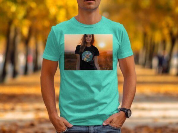 T-rex playing tennis funny T-Shirt funny tshirt for men and women golf gift