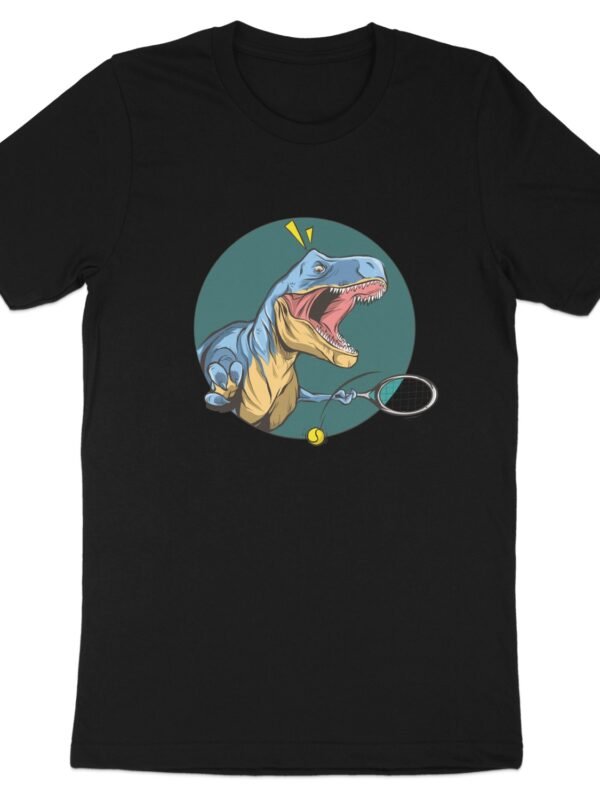 T-rex playing tennis funny T-Shirt funny tshirt for men and women golf gift