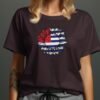 4th july America T-Shirt,Hand Painted Patriotic Shirt,American Flag Shirt,Fourth Of July Shirt,Patriotic T-Shirt