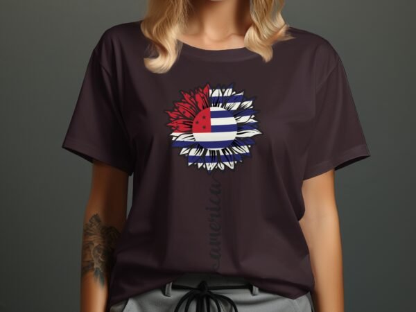 4th july America T-Shirt,Hand Painted Patriotic Shirt,American Flag Shirt,Fourth Of July Shirt,Patriotic T-Shirt