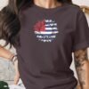 4th july America T-Shirt,Hand Painted Patriotic Shirt,American Flag Shirt,Fourth Of July Shirt,Patriotic T-Shirt