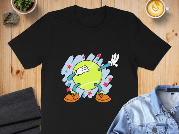 309f76bf-b079-4451-ba27-0148479f2087 Funny Dabbing tennis ball T-Shirt, Tennis Lover Shirt, Sports Lover Shirt, Funny Tennis shirt, Gift For Tennis Player, Tennis Gift OK