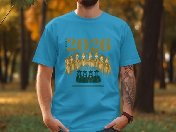 Class of 2026 Graduation T-Shirt, Graduation Year T Shirt, Senior T Shirt, Graduate T Shirt, Graduation Gift, Class of 2026 Shirt
