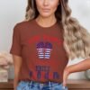July 4th flip flops fireworks T-shirt, July 4th T-shirt, USA shirt, Independence day tee, American flag shirt, womens Patriotic tee
