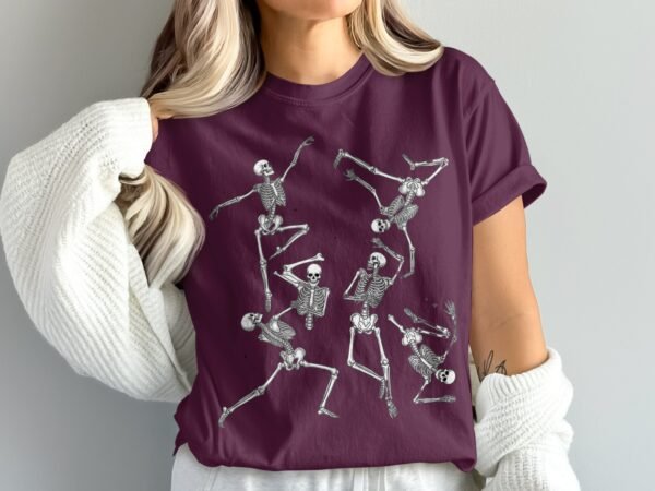 Dynamic Skeleton Dance Poses T-Shirt