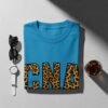 5b97dffe-5dab-4405-a3e2-31f22e77bc9c Personalized CNA T-Shirts, Leopard Print Custom Name Nurse T-Shirt, Certified Nursing Assistant Appreciation Gift, Christine Name Tee