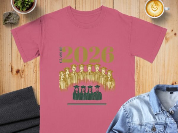 Class of 2026 Graduation T-Shirt, Graduation Year T Shirt, Senior T Shirt, Graduate T Shirt, Graduation Gift, Class of 2026 Shirt