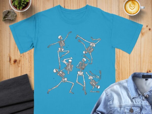 Dynamic Skeleton Dance Poses T-Shirt