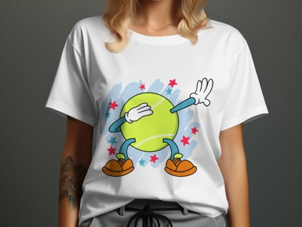 94fabe29-8b57-48aa-8cee-b7f8c32f1fb6 Funny Dabbing tennis ball T-Shirt, Tennis Lover Shirt, Sports Lover Shirt, Funny Tennis shirt, Gift For Tennis Player, Tennis Gift OK