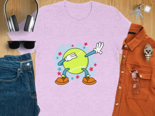 9ab0ae6f-227e-429d-8346-fe4929beb125 Funny Dabbing tennis ball T-Shirt, Tennis Lover Shirt, Sports Lover Shirt, Funny Tennis shirt, Gift For Tennis Player, Tennis Gift OK
