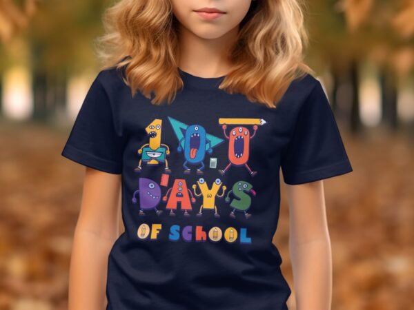 9f520957-0ae1-4eac-98ef-49fe9a6e887f Back to school 100 days of school T-Shirt, Teacher Shirt, 100th Day of School Shirt for Teachers, Kindergarten Teacher Tee, Gift for Teacher