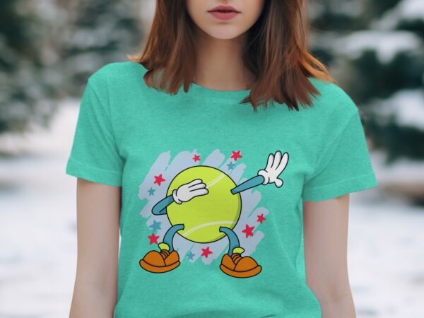 a58b6a05-2eac-4ddb-9812-45c8d050be43 Funny Dabbing tennis ball T-Shirt, Tennis Lover Shirt, Sports Lover Shirt, Funny Tennis shirt, Gift For Tennis Player, Tennis Gift OK
