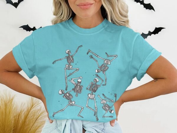 Dynamic Skeleton Dance Poses T-Shirt