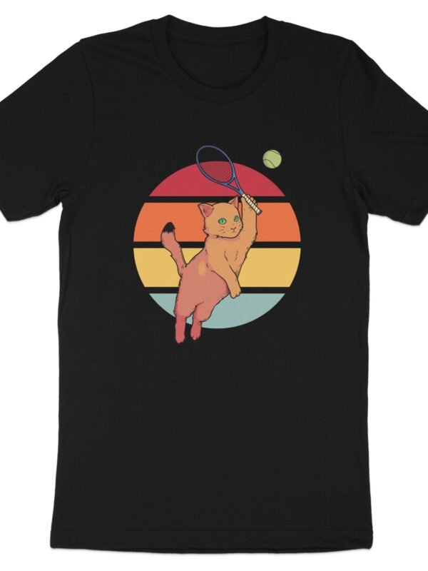 Funny cat playing tennis T-Shirt, Tennis Lover Shirts, Funny Cat Lover Gift, Tennis Player Gift, Gift For Men, Gift For Her