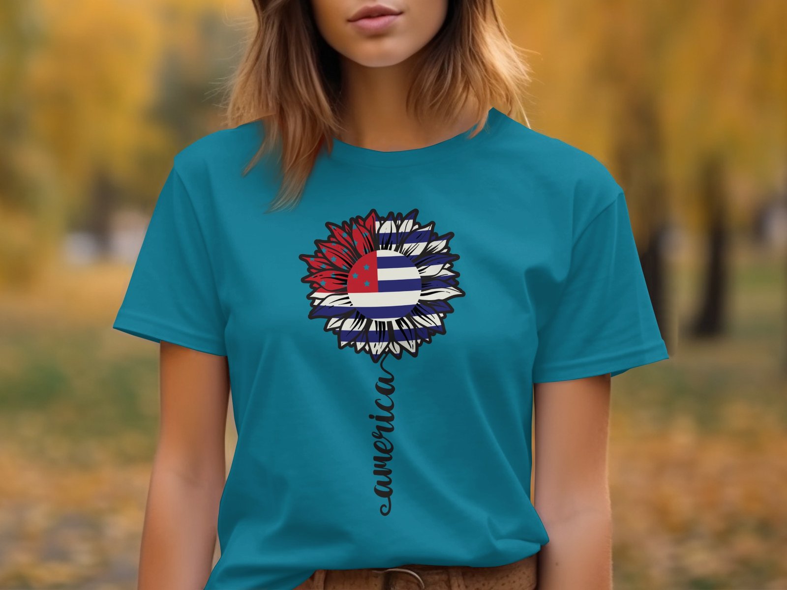 Hand Painted Patriotic Shirt,American Flag Shirt,Fourth Of July Shirt,Patriotic T-Shirt