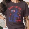 4th July- party in the USA T-shirt for Women, Americans Independence Day Patriotic TShirt, Merica T-shirt, 4th of July shirt