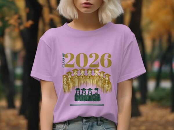 Class of 2026 Graduation T-Shirt, Graduation Year T Shirt, Senior T Shirt, Graduate T Shirt, Graduation Gift, Class of 2026 Shirt