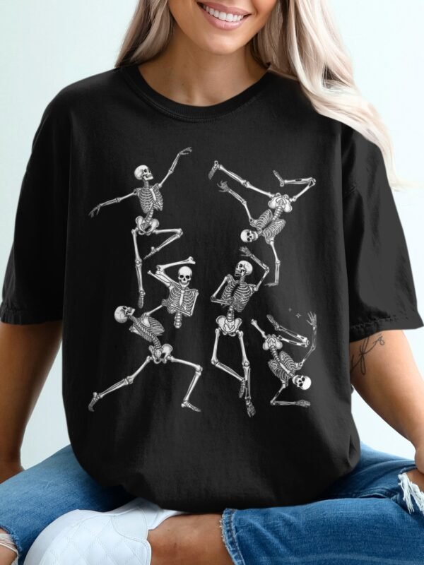 Dynamic Skeleton Dance Poses T-Shirt