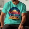 c9f4c844-a188-49cc-84f0-1321382d02d0 Summer Ocean Vibes T-Shirt, Retro Sunset Beach Scene Tee, Tropical Palm Tree Vacation Shirt, Aesthetic Ocean Graphic T-Shirt
