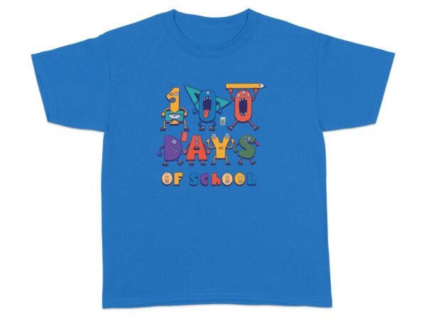 ca71f04f-6d69-46ad-9516-a03164aab4f2 Back to school 100 days of school T-Shirt, Teacher Shirt, 100th Day of School Shirt for Teachers, Kindergarten Teacher Tee, Gift for Teacher