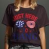 4th july Just here to bang T-Shirt, July 4th Shirt, American Flag Tank Top, Fourth of July Shirt, Independence Day Shirts, Patriotic Shirts