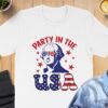 4th July- party in the USA T-shirt for Women, Americans Independence Day Patriotic TShirt, Merica T-shirt, 4th of July shirt