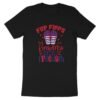 July 4th flip flops fireworks T-shirt, July 4th T-shirt, USA shirt, Independence day tee, American flag shirt, womens Patriotic tee