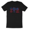 July 4th Pease love america T-Shirt, July 4th Shirt, Independence Day Shirt, Vintage American Flag Shirt, USA Patriotic Shirts