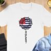 4th july America T-Shirt,Hand Painted Patriotic Shirt,American Flag Shirt,Fourth Of July Shirt,Patriotic T-Shirt