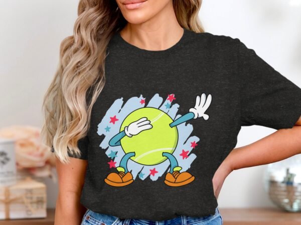 d297659e-1683-412a-9167-99708f9d7512 Funny Dabbing tennis ball T-Shirt, Tennis Lover Shirt, Sports Lover Shirt, Funny Tennis shirt, Gift For Tennis Player, Tennis Gift OK