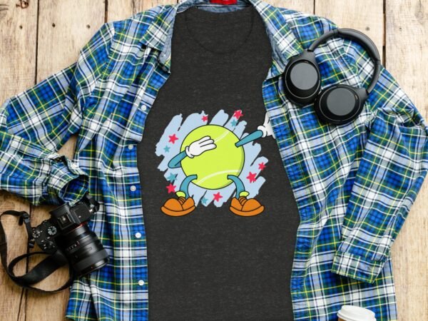 d53644da-e2b7-41ca-831d-bc535e780b8c Funny Dabbing tennis ball T-Shirt, Tennis Lover Shirt, Sports Lover Shirt, Funny Tennis shirt, Gift For Tennis Player, Tennis Gift OK