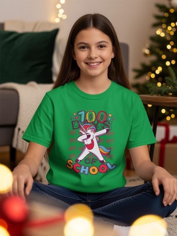 d6cb9679-834b-448b-a782-6e6057e1d41c 100 days of school T-Shirt for girls and boys, 100 day of school shirt for girls