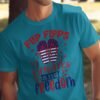 July 4th flip flops fireworks T-shirt, July 4th T-shirt, USA shirt, Independence day tee, American flag shirt, womens Patriotic tee