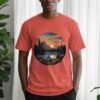 Wilderness Wanderer Mountain Lake Sunset Camping T-Shirts