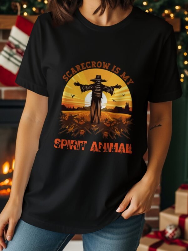 Funny Scarecrow Spirit Animal Halloween T-Shirt