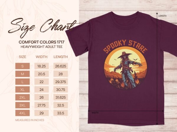 Spooky Scarecrow Stare Halloween T-Shirt