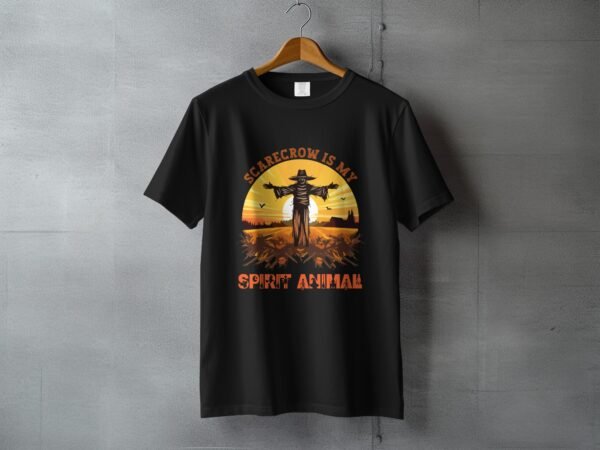 Funny Scarecrow Spirit Animal Halloween T-Shirt