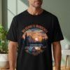 Wilderness Wanderer Mountain Lake Sunset Camping T-Shirts