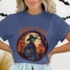 Spooky Stare Skeleton Scarecrow Halloween T-Shirt