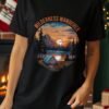 Wilderness Wanderer Mountain Lake Sunset Camping T-Shirts