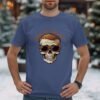 Skull of the Party Halloween T-Shirt with Sunglasses