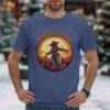 Spooky Scarecrow Stare Halloween T-Shirt