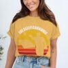 a2c5f2ee-ddba-4d61-ae5e-8d0d85d924fe Eat Sleep Cornhole Repeat Retro Sunset T-Shirt