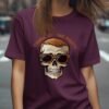 Skull of the Party Halloween T-Shirt with Sunglasses