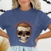 Skull of the Party Halloween T-Shirt with Sunglasses