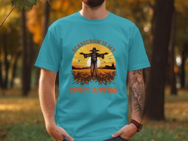 Funny Scarecrow Spirit Animal Halloween T-Shirt