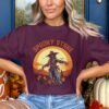 Spooky Scarecrow Stare Halloween T-Shirt