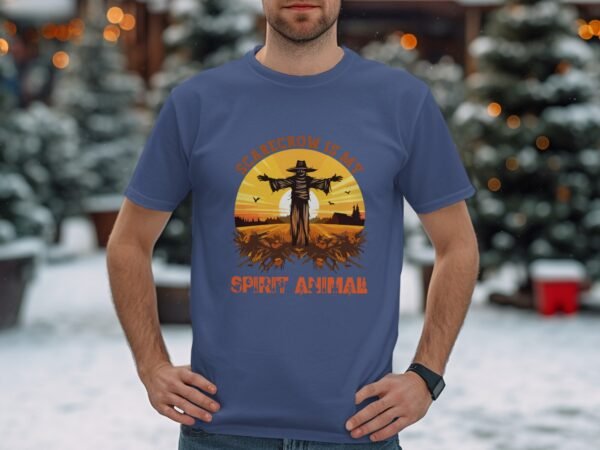 Funny Scarecrow Spirit Animal Halloween T-Shirt