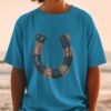 Rustic Americana Patchwork Horseshoe T-Shirt